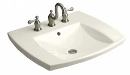 Kohler K-2381-8-96 Kelston Lavatory Basin With 8" Centers - Biscuit 1 Kohler K-2381-8-96 Kelston Lavatory Basin With 8" Centers - Biscuit