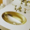Kohler K-2602-MF Rhythm Undercounter Oval Lavatory - Mirror French Gold (Faucet Not Included)