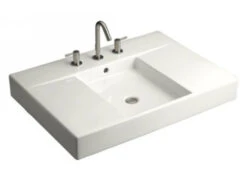 Kohler K-2955-8-0 Traverse Top And Basin Lavatory With 8" Centers - White (Faucet Not Included)