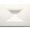 Kohler K-3049-8-0 Iron/Impressions 31" One Piece Surface And Integrated Lavatory With 8" Centers - White