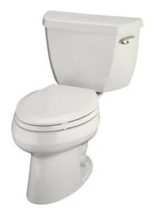 Kohler K-3493-RA-96 Wellworth Pressure Lite Elongated 1.4 Gpf Toilet With Right-hand Trip Lever, Less Seat - Biscuit