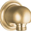 Kohler K-355-BV Forte Wall-Mount Supply Elbow - Brushed Bronze