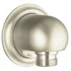 Kohler K-355-SN Wall-Mount Supply Elbow - Polished Nickel (Pictured In Brushed Nickel)