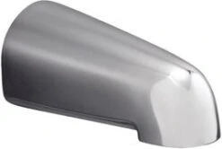Kohler K-373-S-BN Classic 4-7/16 Inch Non-Diverter Spout With Slip-Fit Connection From Devonshire Collection - Brushed Nickel (Pictured In Chrome)