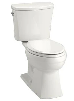 Kohler K-3754-0 Kelston Comfort Height Two-Piece 1.6 Gpf Elongated Toilet - White