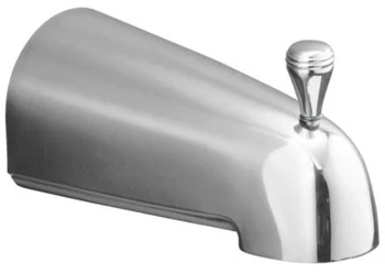 K-389-S-2BZ Kohler Devonshire 4-7/16" Diverter Bath Spout With Slip-Fit Connection - Oil Rubbed Bronze (Pictured In Chrome) 1 K-389-S-2BZ Kohler Devonshire 4-7/16" Diverter Bath Spout With Slip-Fit Connection - Oil Rubbed Bronze (Pictured In Chrome)