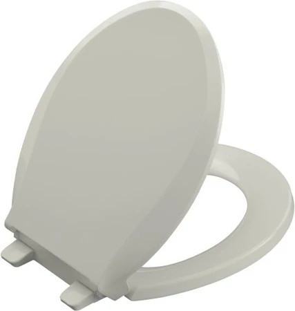 Kohler K-4639-95 Cachet Quiet-Close Quick Release Toilet Seats - Ice Grey 1 Kohler K-4639-95 Cachet Quiet-Close Quick Release Toilet Seats - Ice Grey