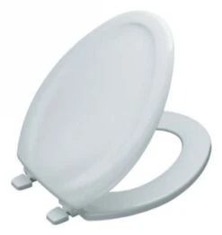 Kohler K-4647-47 Stonewood Elongated Toilet Seat - Almond (Pictured In White)