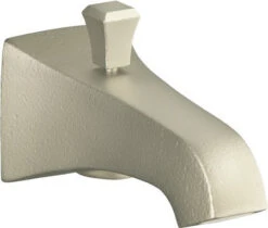 Kohler K-496-V-CP Memoirs 6" Wall-Mount Diverter Tub Spout - Polished Chrome (Pictured In Brushed Nickel)