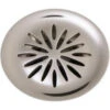 Kohler K-7107-CP Decorative Lavatory Grid Drain With Flower Design - Polished Chrome