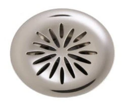Kohler K-7107-CP Decorative Lavatory Grid Drain With Flower Design - Polished Chrome