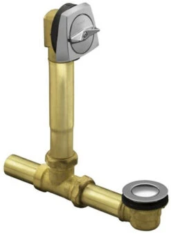 Kohler K-7160-AF-CP Clearflo Adjustable Pop-Up Drain With Tailpiece - Polished Chrome