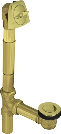 Kohler K-7160-TF-AF Clearflo Adjustable Pop-Up Drain With Tailpiece - French Gold