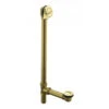 Kohler K-7166-AF-PB Adjustable Pop-Up Drain With Tailpiece - Polished Brass