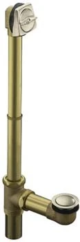 Kohler K-7167-BN Adjustable Pop-Up High Volume Drain With Tailpiece - Brushed Nickel