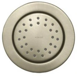 Kohler K-8013-BN Traditional Round 27-Nozzle MasterClean Fixed Body Spray From WaterTile Collection - Brushed Nickel