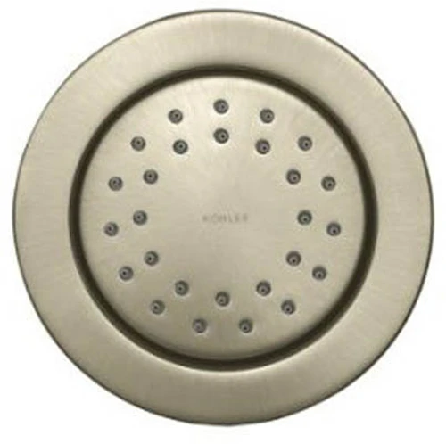 Kohler K-8013-BN Traditional Round 27-Nozzle MasterClean Fixed Body Spray From WaterTile Collection - Brushed Nickel 1 Kohler K-8013-BN Traditional Round 27-Nozzle MasterClean Fixed Body Spray From WaterTile Collection - Brushed Nickel