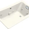 Kohler K-852-H2-96 Tea-For-Two 5' Whirlpool - Biscuit
