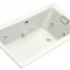 Kohler K-852-HB-0 Tea-For-Two 5' Whirlpool With Custom Pump Option - White