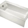 Kohler K-875-0 Bellwether Bath With Integral Apron And Left-Hand Drain - White