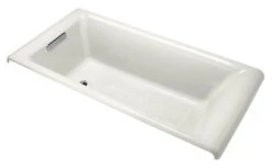 Kohler K-896-0 Cast Iron Drop-In Bath Tub From The Parity Collection - White