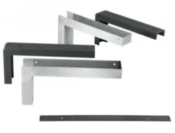 Kohler K-9583-NA Purist Lavatory Brackets - Brushed Stainless Steel