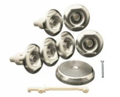 Kohler K-9696-BN Flexjet Whirlpool Trim Kit With Six Jets - Brushed Nickel