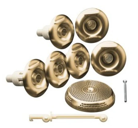 Kohler K-9696-BV 6 Jet Trim Kit - Brushed Bronze 1 Kohler K-9696-BV 6 Jet Trim Kit - Brushed Bronze
