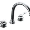 Kohler K-T12885-4-CP Fairfax Two Handle Roman Tub Faucet Trim Kit - Polished Chrome