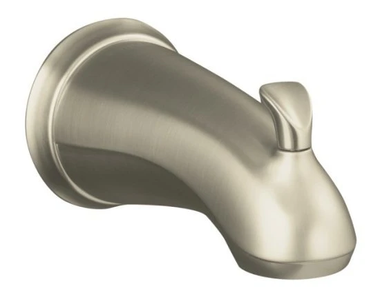 Kohler K-10280-4-BN Forte Diverter Tub Spout - Brushed Nickel 1 Kohler K-10280-4-BN Forte Diverter Tub Spout - Brushed Nickel