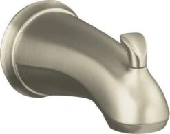 Kohler K-10281-4-BN Forte Sculpted Diverter Bath Spout - Brushed Nickel