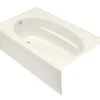 Kohler K-1113-LA-96 Windward 5' Bath With Integral Apron And Left Hand Drain - Biscuit