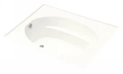 Kohler K-1115-L-0 Windward 6' Bath With Integral Flange And Left Hand Drain - White