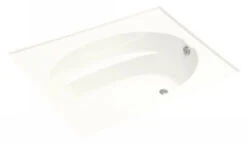 Kohler K-1115-R-0 Windward 6' Bath With Integral Flange And Rigth Hand Drain - White
