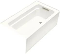 Kohler K-1123-RA-0 Archer 5' Bath With Integral Apron And Right-Hand Drain - White