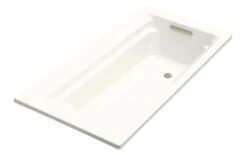 Kohler K-1125-0 Archer 6' Bath With Comfort Depth Design - White