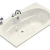 Kohler K-1131-FH-0 7242 ProFlex Whirlpool With Flange And Heater In White