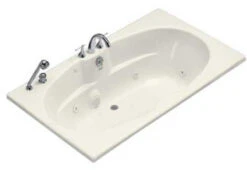 Kohler K-1131-FH-0 7242 ProFlex Whirlpool With Flange And Heater In White