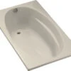 Kohler K-1142-47 Proflex 5 Foot Drop In Soaking Tub With Reversible Drain - Almond