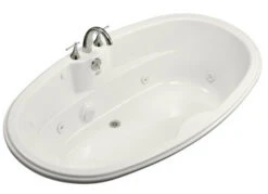 Kohler K-1148-0 Proflex 6 Foot Drop In Jetted Tub With Center Drain - White