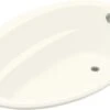 Kohler K-1163-96 Sunward 5' Oval Bath - Biscuit
