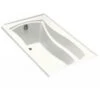 Kohler K-1229-L-0 Mariposa 5.5' Bath With Tile Flange And Left Hand Drain - White