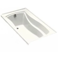 Kohler K-1229-L-0 Mariposa 5.5' Bath With Tile Flange And Left Hand Drain - White