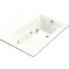 Kohler K-1239-0 Mariposa 5 Foot Drop In Jetted Tub With Left Hand Drain - White