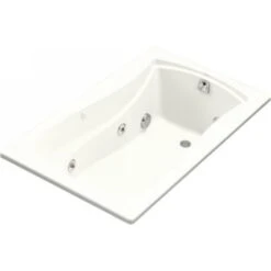Kohler K-1239-0 Mariposa 5 Foot Drop In Jetted Tub With Left Hand Drain - White