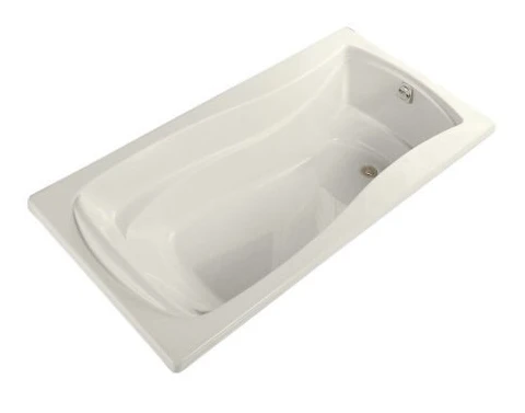 Kohler K-1259-96 Mariposa 6' Bath With Reversible Drain - Biscuit 1 Kohler K-1259-96 Mariposa 6' Bath With Reversible Drain - Biscuit