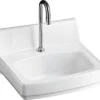 Kohler K-12643-0 Greenwich 21" Wall Mounted Lavatory Sink - White