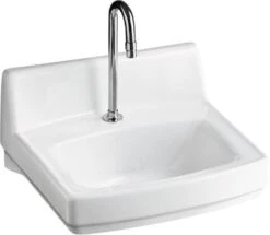 Kohler K-12643-0 Greenwich 21" Wall Mounted Lavatory Sink - White