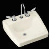 Kohler K-1729-0 Chesapeake 20" Wall Mounted Lavatory Sink With 4" Centers - White (Faucet Not Included)