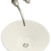 Kohler K-2191-G-96 Turnings 16" Vessel Lavatory Sink With Glazed Underside - Biscuit (Faucet Not Included)